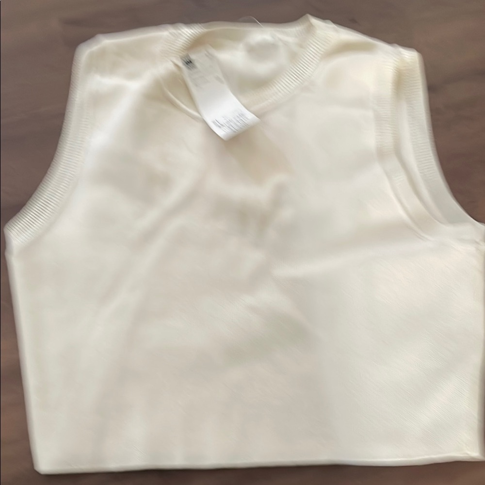 Gu Women Tank Top 30 Natural Size XL NWT